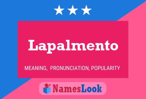 ملصق اسم Lapalmento