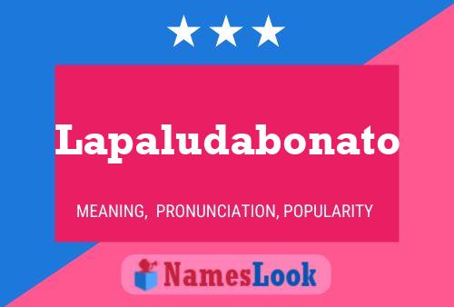 ملصق اسم Lapaludabonato