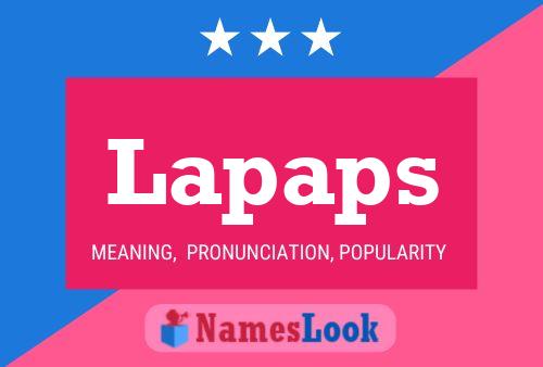 ملصق اسم Lapaps