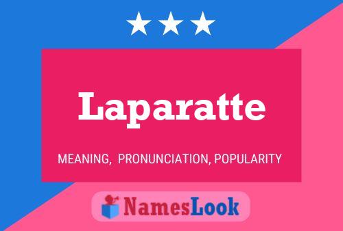 ملصق اسم Laparatte