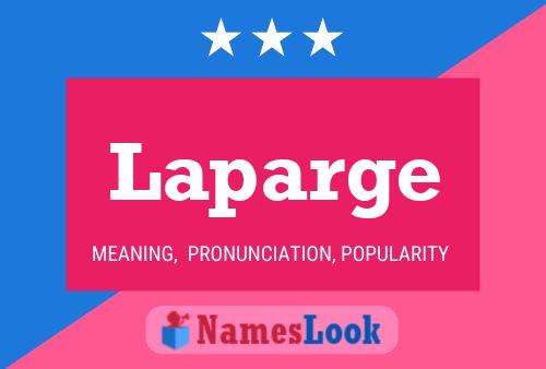 ملصق اسم Laparge