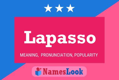 ملصق اسم Lapasso