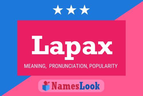 ملصق اسم Lapax