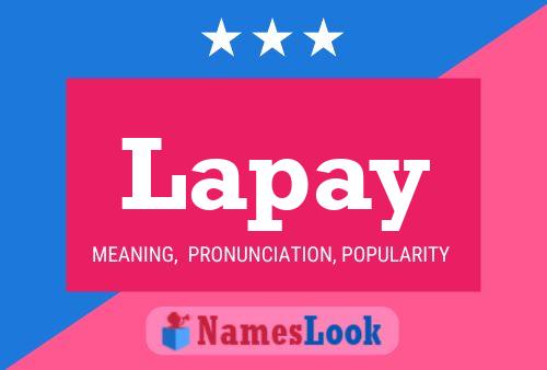 ملصق اسم Lapay