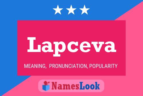 ملصق اسم Lapceva