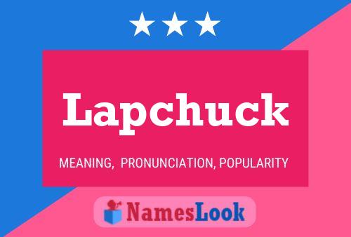 ملصق اسم Lapchuck