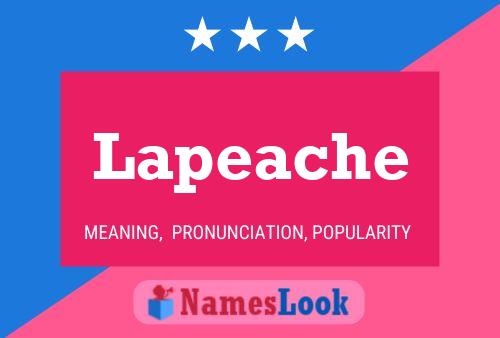 ملصق اسم Lapeache