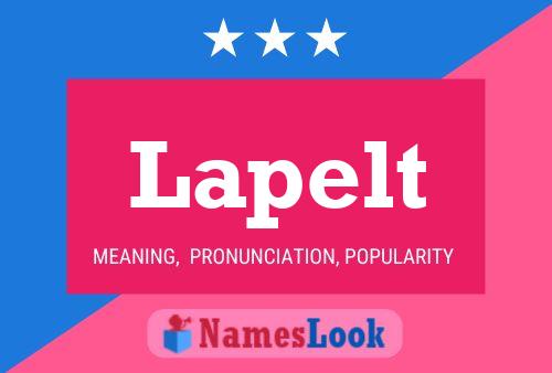 ملصق اسم Lapelt