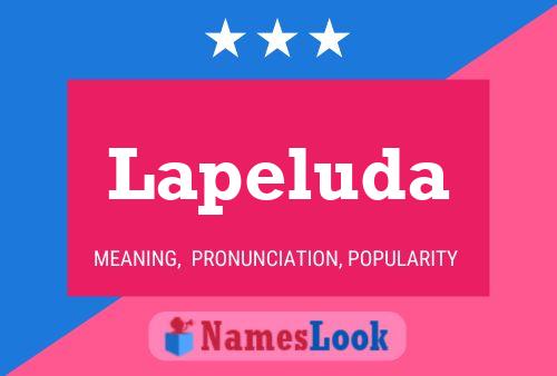 ملصق اسم Lapeluda