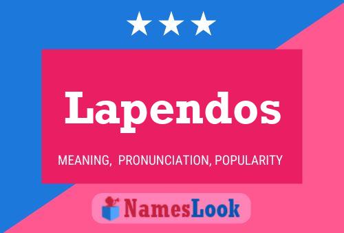 ملصق اسم Lapendos