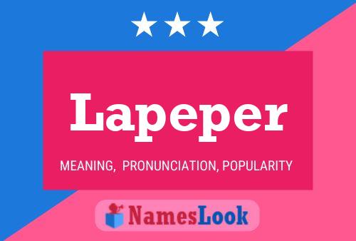 ملصق اسم Lapeper