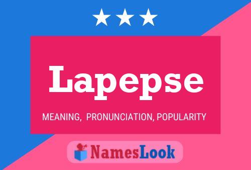 ملصق اسم Lapepse