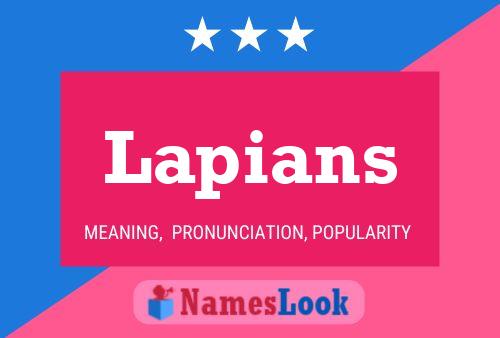 ملصق اسم Lapians