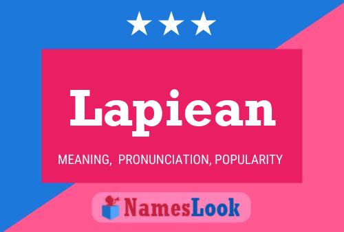 ملصق اسم Lapiean