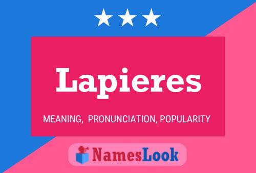 ملصق اسم Lapieres