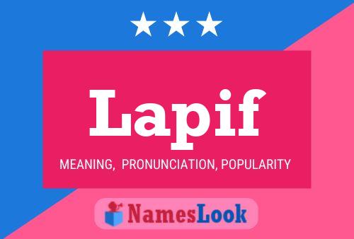 ملصق اسم Lapif