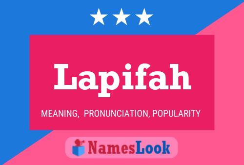 ملصق اسم Lapifah