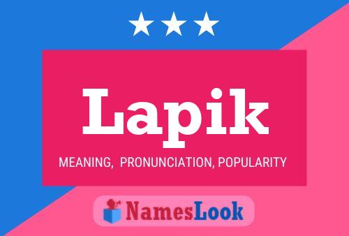 ملصق اسم Lapik