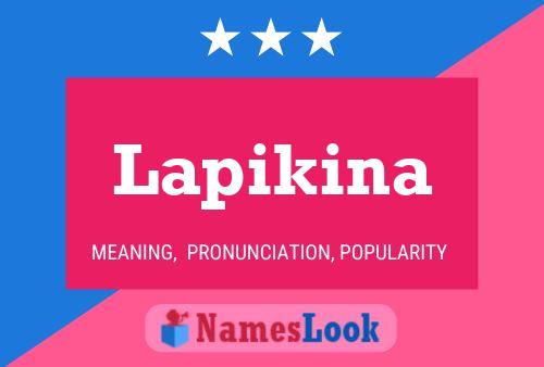 ملصق اسم Lapikina