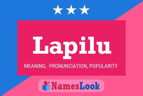 ملصق اسم Lapilu