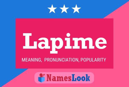 ملصق اسم Lapime