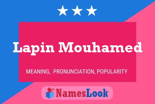 ملصق اسم Lapin Mouhamed