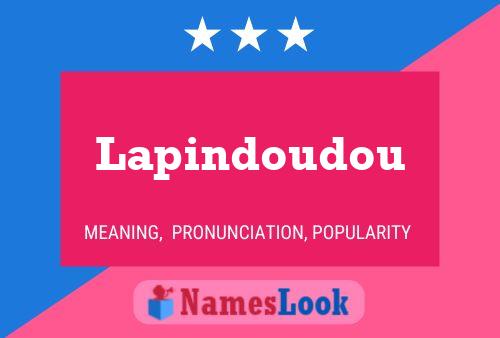 ملصق اسم Lapindoudou