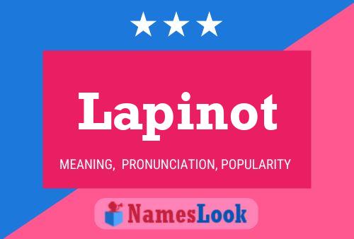 ملصق اسم Lapinot