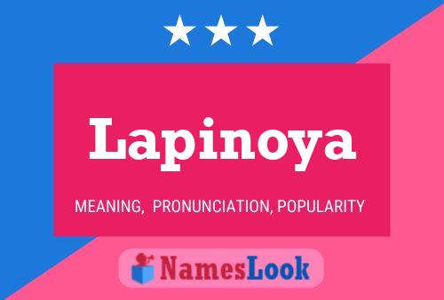 ملصق اسم Lapinoya