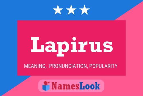 ملصق اسم Lapirus