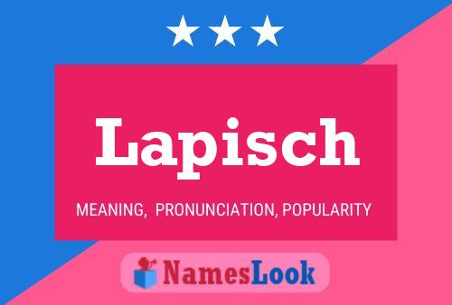 ملصق اسم Lapisch