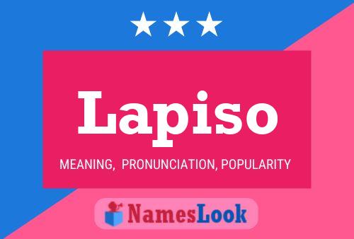 ملصق اسم Lapiso