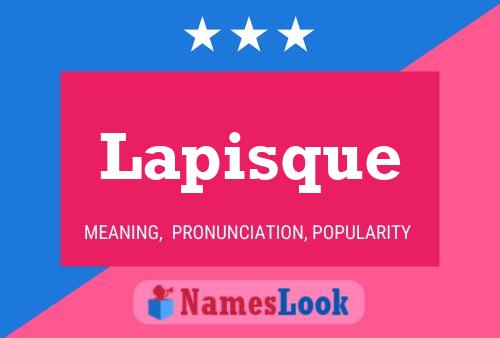 ملصق اسم Lapisque