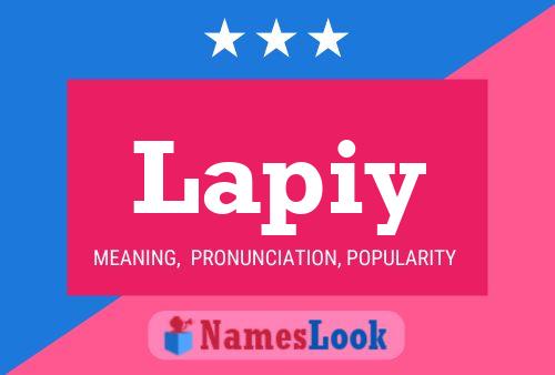 ملصق اسم Lapiy