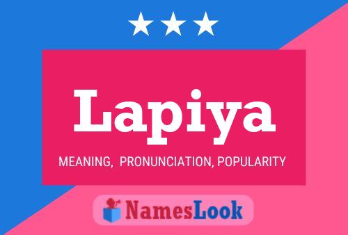 ملصق اسم Lapiya