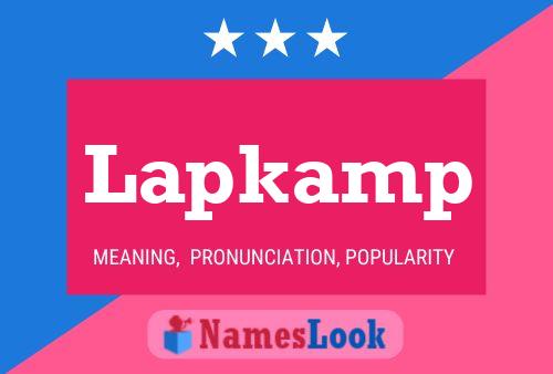 ملصق اسم Lapkamp