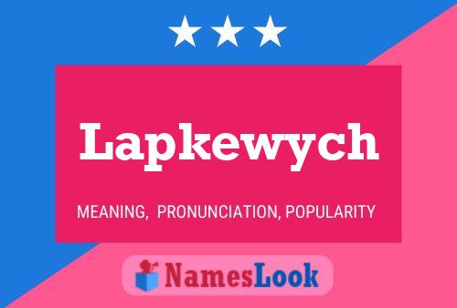 ملصق اسم Lapkewych