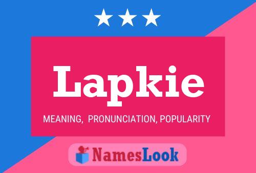 ملصق اسم Lapkie