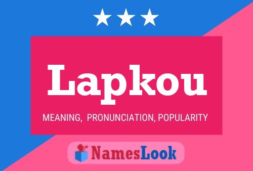 ملصق اسم Lapkou