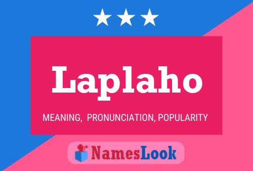 ملصق اسم Laplaho