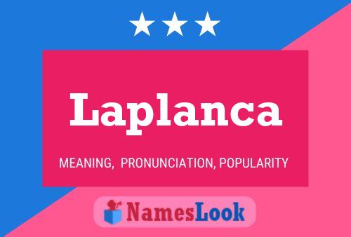 ملصق اسم Laplanca