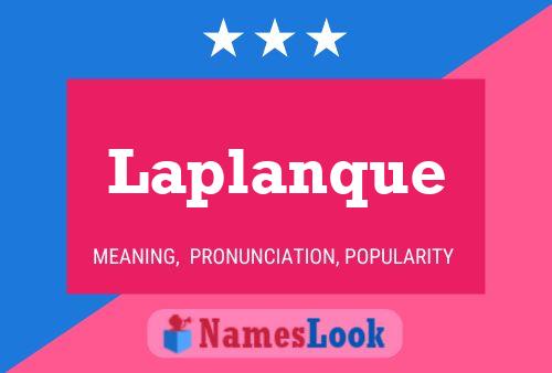 ملصق اسم Laplanque