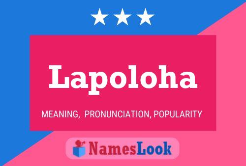 ملصق اسم Lapoloha