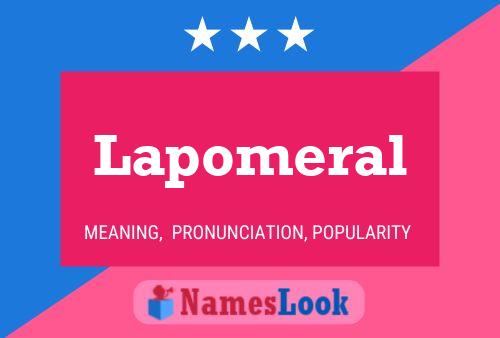 ملصق اسم Lapomeral