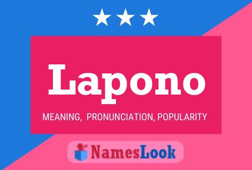 ملصق اسم Lapono