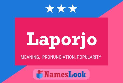 ملصق اسم Laporjo