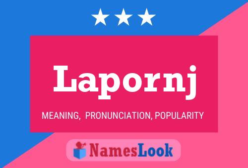 ملصق اسم Lapornj