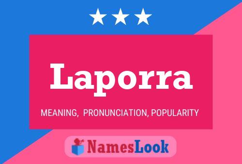 ملصق اسم Laporra