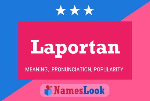 ملصق اسم Laportan