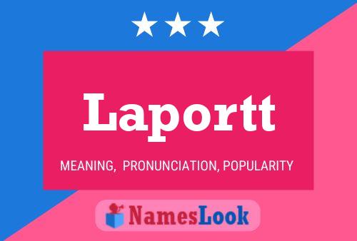 ملصق اسم Laportt